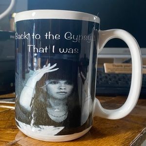 Personalized coffee mug.